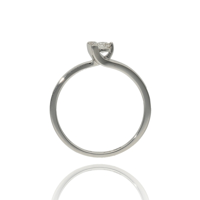 Fehér arany gyűrű 53-as méret (B40561_3I)